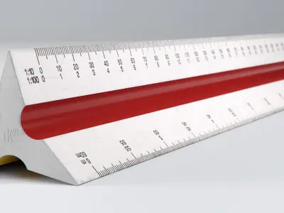 Scale Ruler 3D model