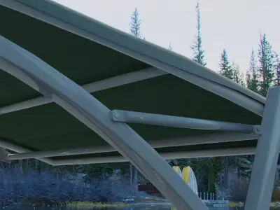 car shelter Free 3D model