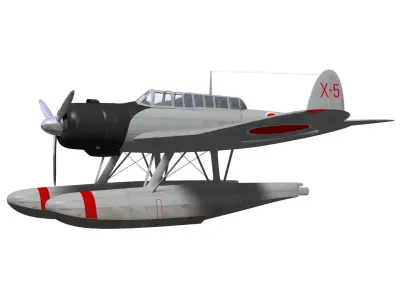 Aichi E13A Jake 3D model purchase