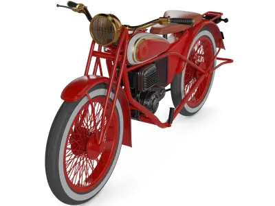 Touring Motorcycle 3D model purchase