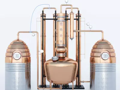 Craft Distiller 3D model