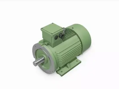 132M B34b Top IEC electric motor - 3D CAD model 3D model