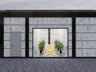 MODERN WAREHOUSE 3D model