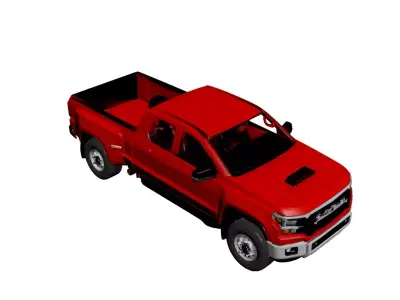 Generic Pickup Everyday Utility Pickup Vehicle 05 3D model