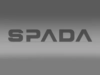 spada logo 3D model by Sergey