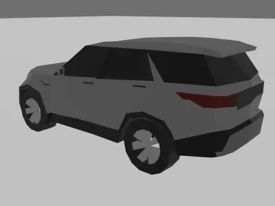 Land Rover Discovery 5 Low-poly 3D model