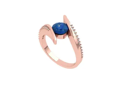 Wedding Ring  3D print model 342