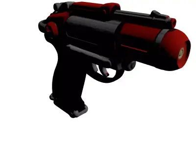 Retro SciFi Ray Gun Blaster 3D model purchase