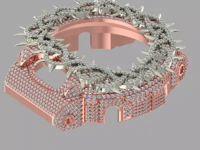 G Shock DW 6900 Watch Diamond Case - 3D print model NOW0023 3D print model