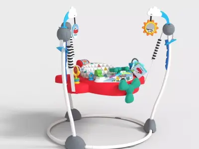 BABY WALKER JUMPEROO Low-poly 3D model