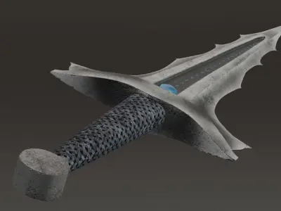 Ancient Sword Free low-poly 3D model purchase