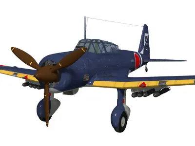Ki51 Sonia 3D model purchase