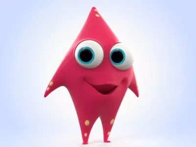 Starfish 3D model