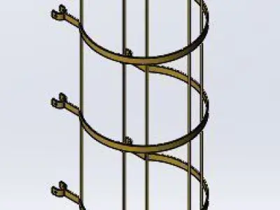 Tank Cat walk 3D model