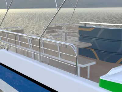 Ferry Boat 3D model by tinhphamtvd1