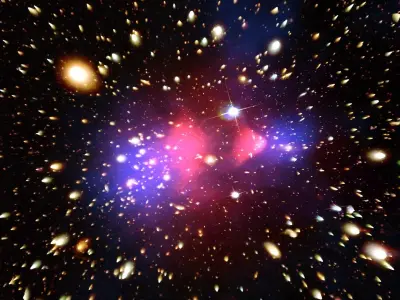 Bullet Cluster 3D model
