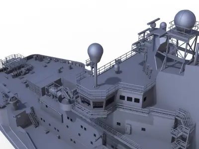 Oden icebreaker  Shipmodel Vessel Boot Schiff Eisbrecher 3D print model