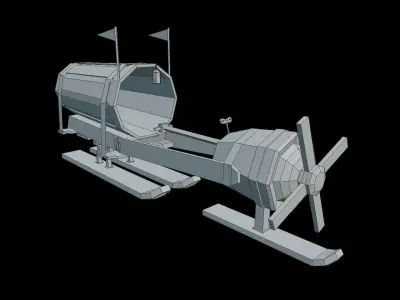 Trash Wagon Free 3D model