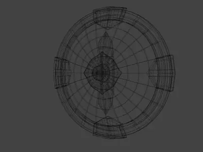 Shield Free low-poly 3D model buy