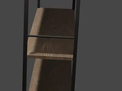 Four-layer industrial wind iron frame Free 3D model