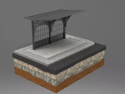 Old Istanbul City Building 011  3D model