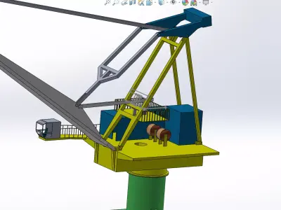 Grua canguro 3D model