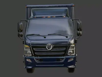 Delivery truck 3D Model 3D model from CGTrader