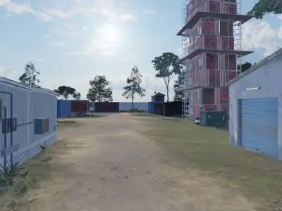 Abandoned Industrial Site 3D model