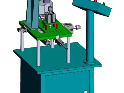 Automatic Hole Reaming Machine  3D model