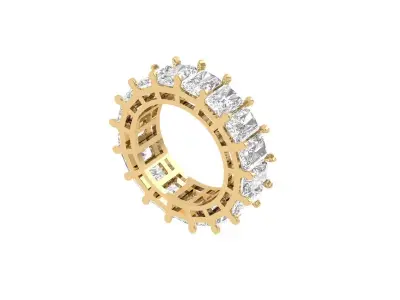 Radiant Full Eternity Ring 3D print model