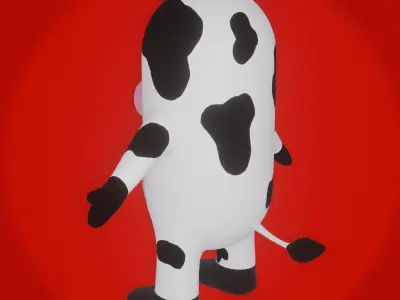 Cartoon Cow 3D model get