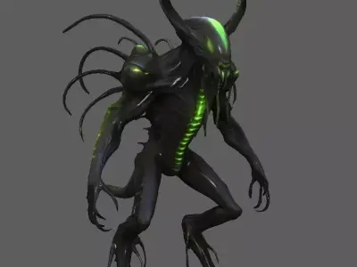Creature 3D model 2