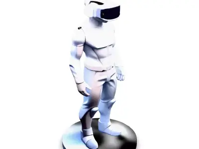VR Ready SciFi Male Character Low-poly 3D model