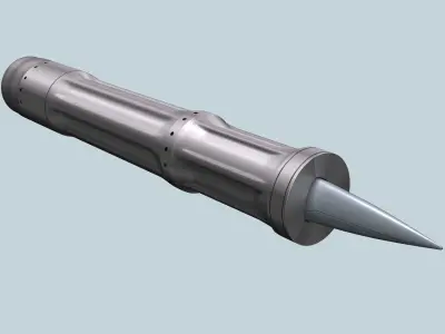 Long Range Maneuvering Projectile 3D model