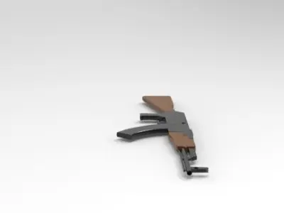 AK-47 ak - rifle Free 3D model