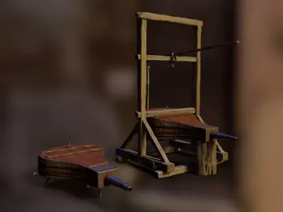 Bellows Low-poly 3D model