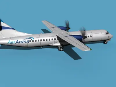 ATR  ATR-72-600 Aer Arran 3D model