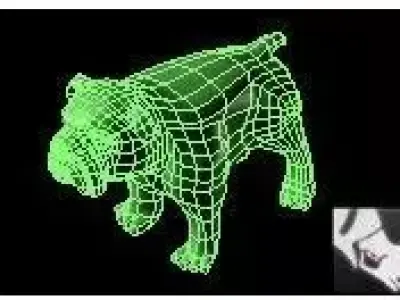 DogDog bulldog Free 3D model