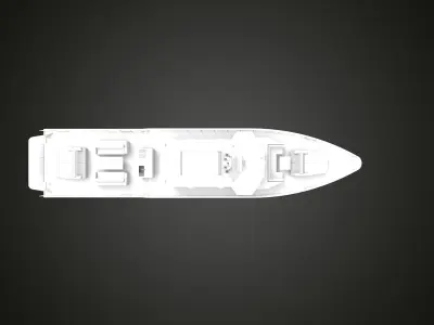 Fast Patrol Boat 27 cm 3D print model