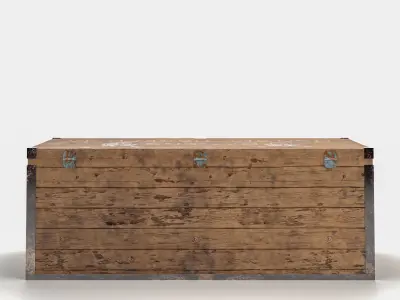 Ammo Crate Low-poly 3D model buy