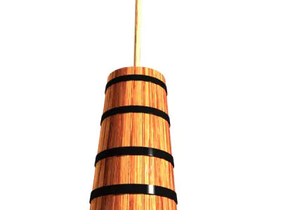 Antique Butter Churner 3D model