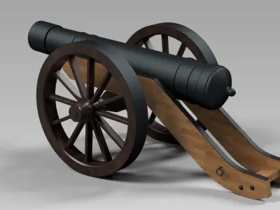 Cannon 3D model shop