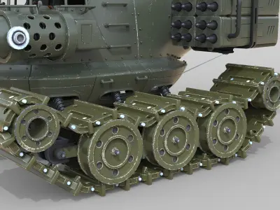 AeroViper VT 0723  Hybrid Assault HeliTank 3D model