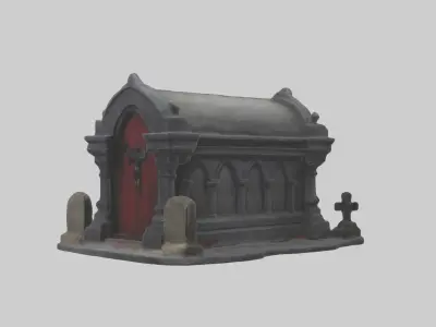 Vampiretomb Model Low-poly 3D model