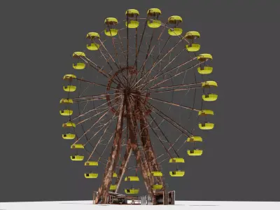 Chernobyl ferris wheel 3D model