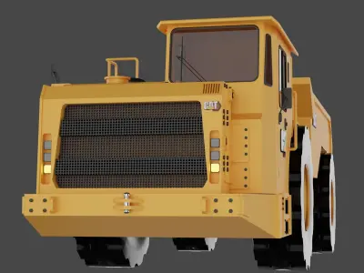 Underground Mining Trucks AD30 3d Model 3D model