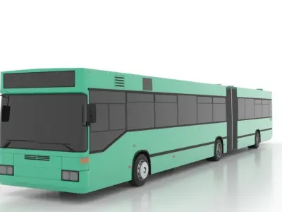 Mercedes-Benz O405GN1-5 Low Low-poly 3D model