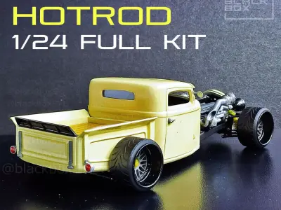 Hot Rod PICK-UP - Full Modelkit 1-24th 3D print model