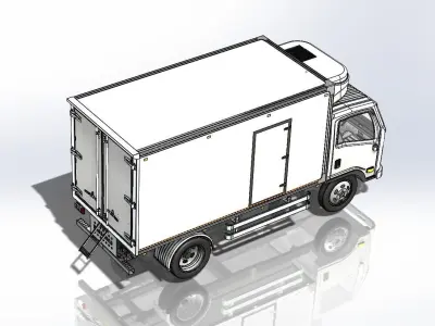 Refrigerated Truck  3D model