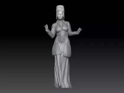 VICTORIAN ERA GIRL 2 3D print model